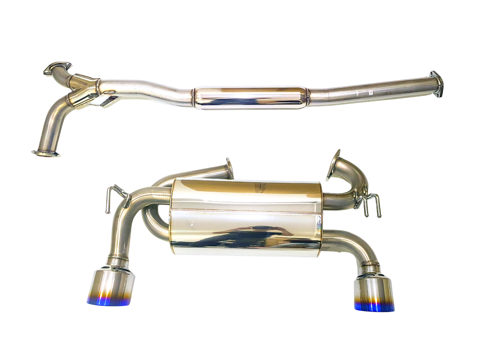 HKS Super Turbo Muffler Exhaust : Mitsubishi Lancer Evolution Evolution 10 2007-2015 | 31029-AM004